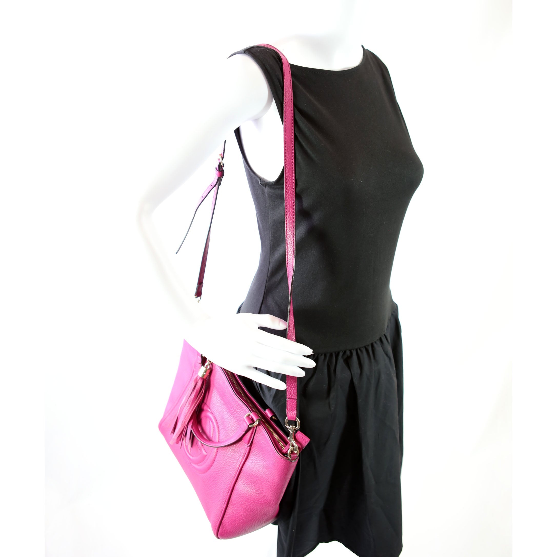 Gucci 369176 Soho Crossbody Pink