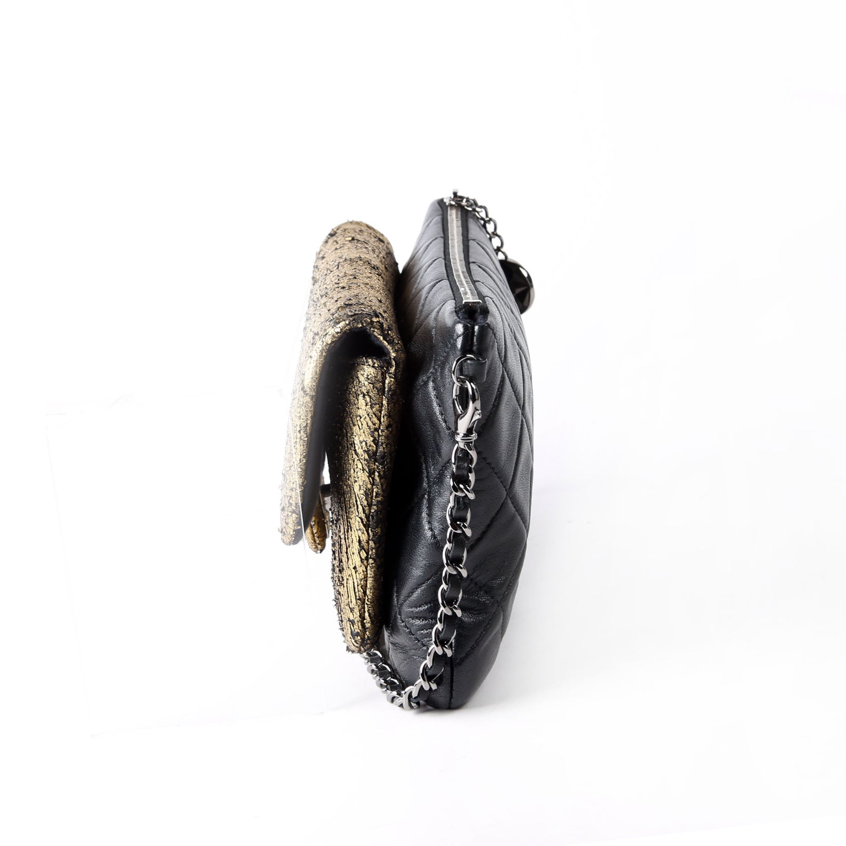Mineral Nights Clutch With Chain 17M Black/Gold