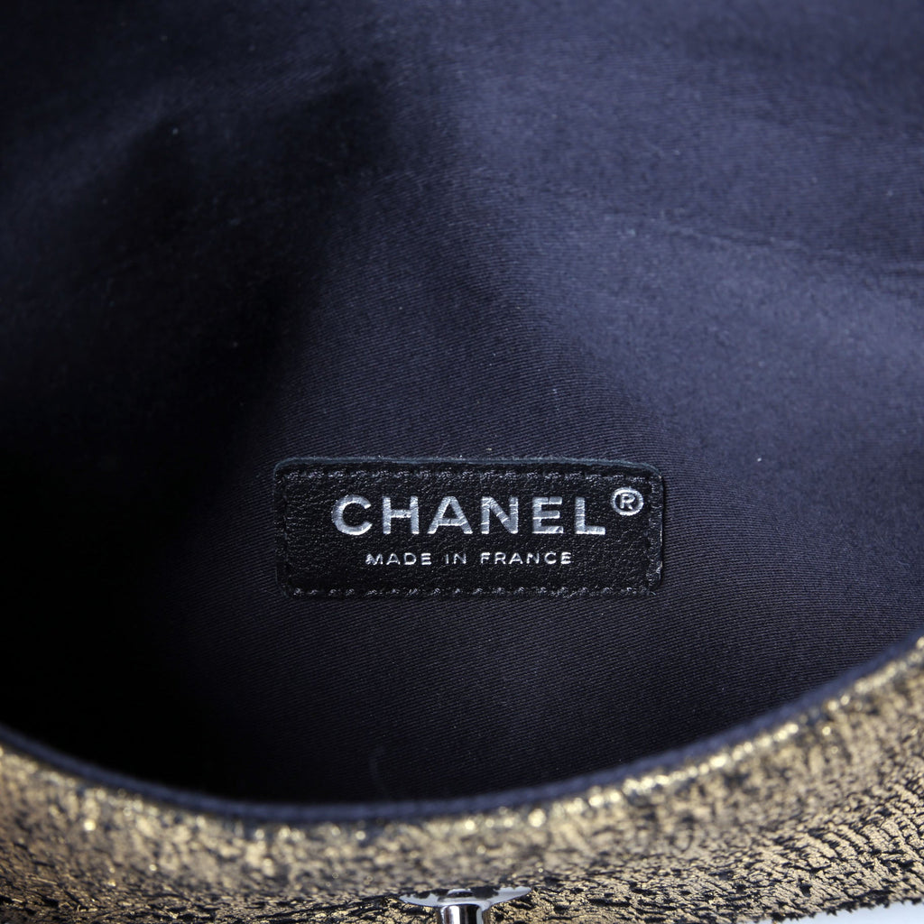Mineral Nights Clutch With Chain 17M Black/Gold