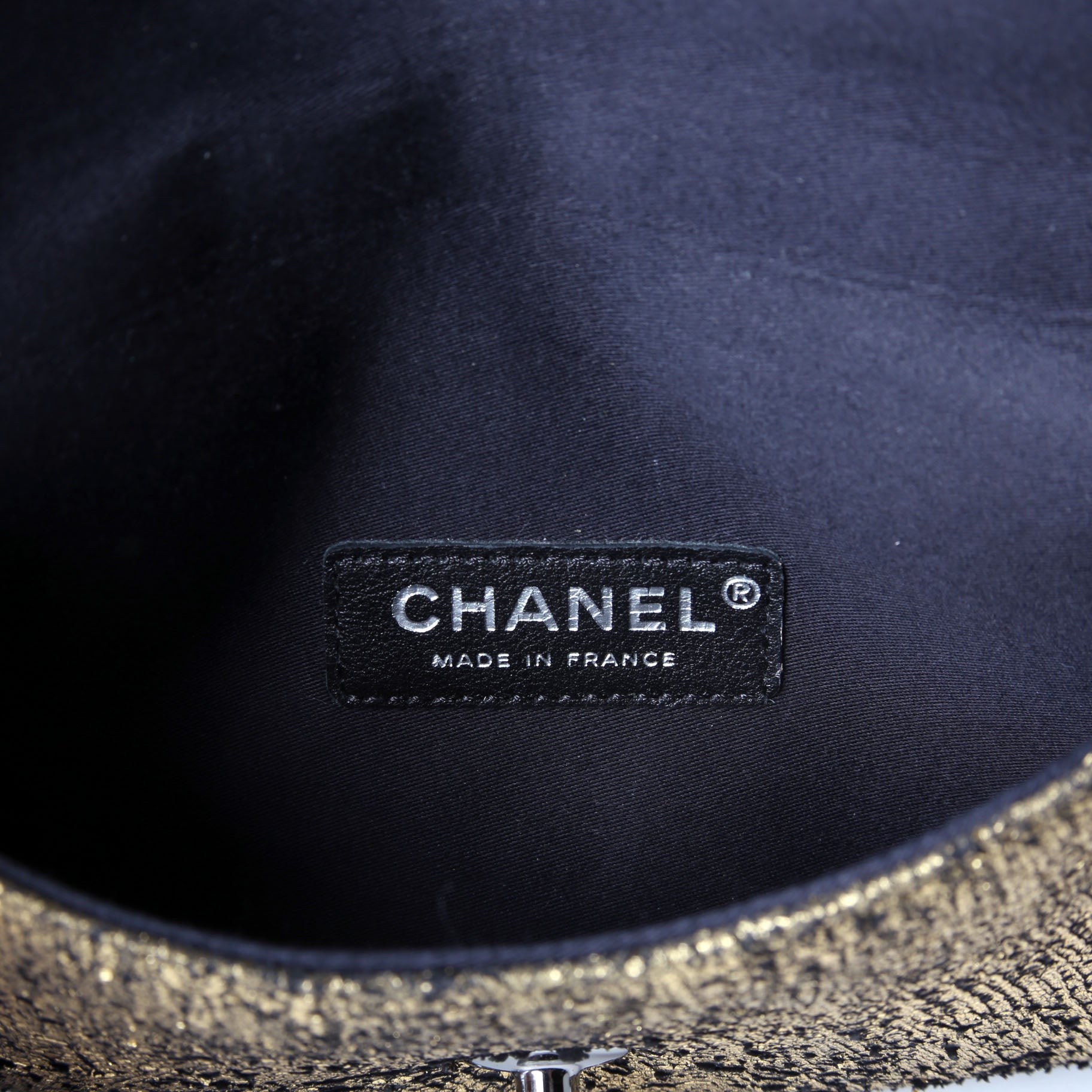 Mineral Nights Clutch With Chain 17M Black/Gold