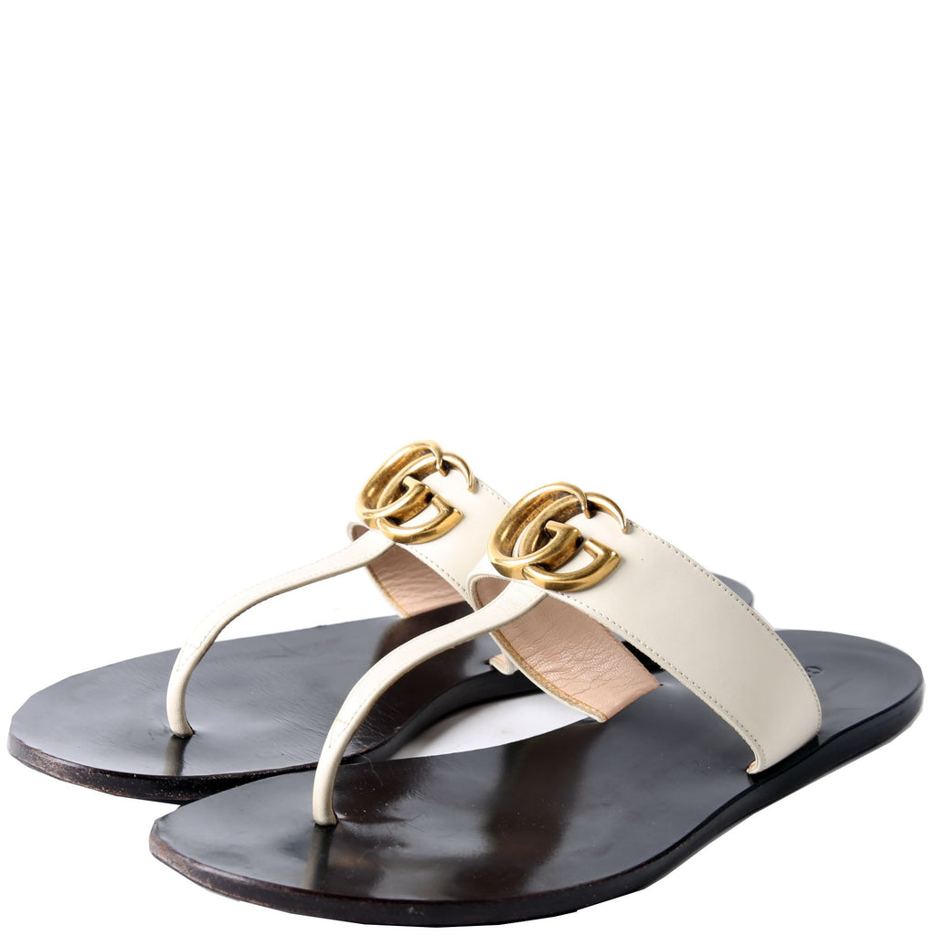 Gucci Marmont T Strap Sandals Size 38.5