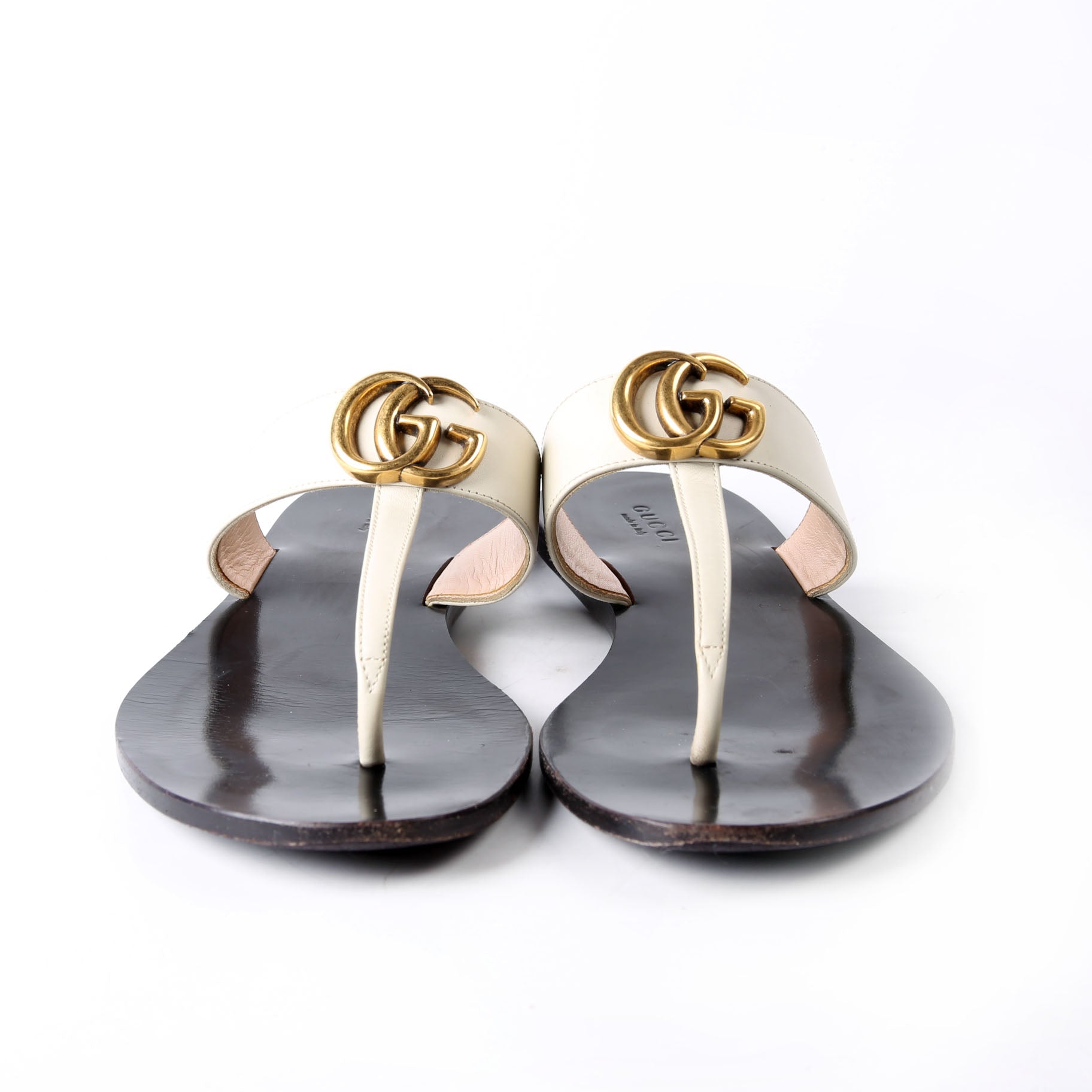 Gucci Marmont T Strap Sandals Size 38.5