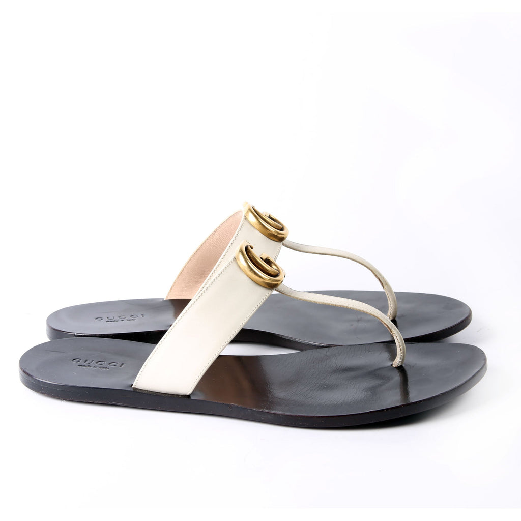 Gucci Marmont T Strap Sandals Size 38.5