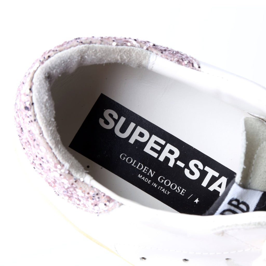 Superstar Sneakers Size 40 White/Brown/Glitter