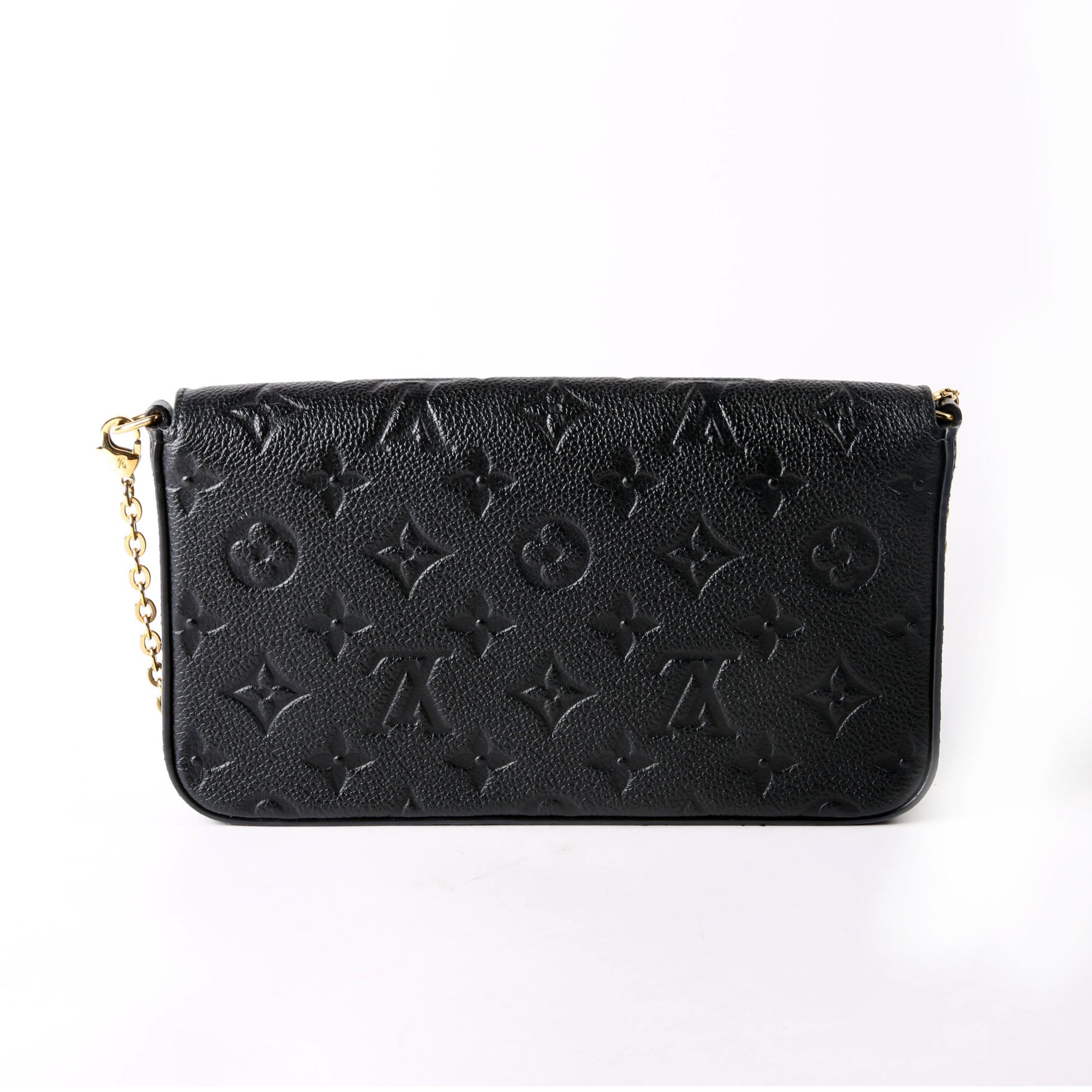 Pochette Felicie Empreinte Black