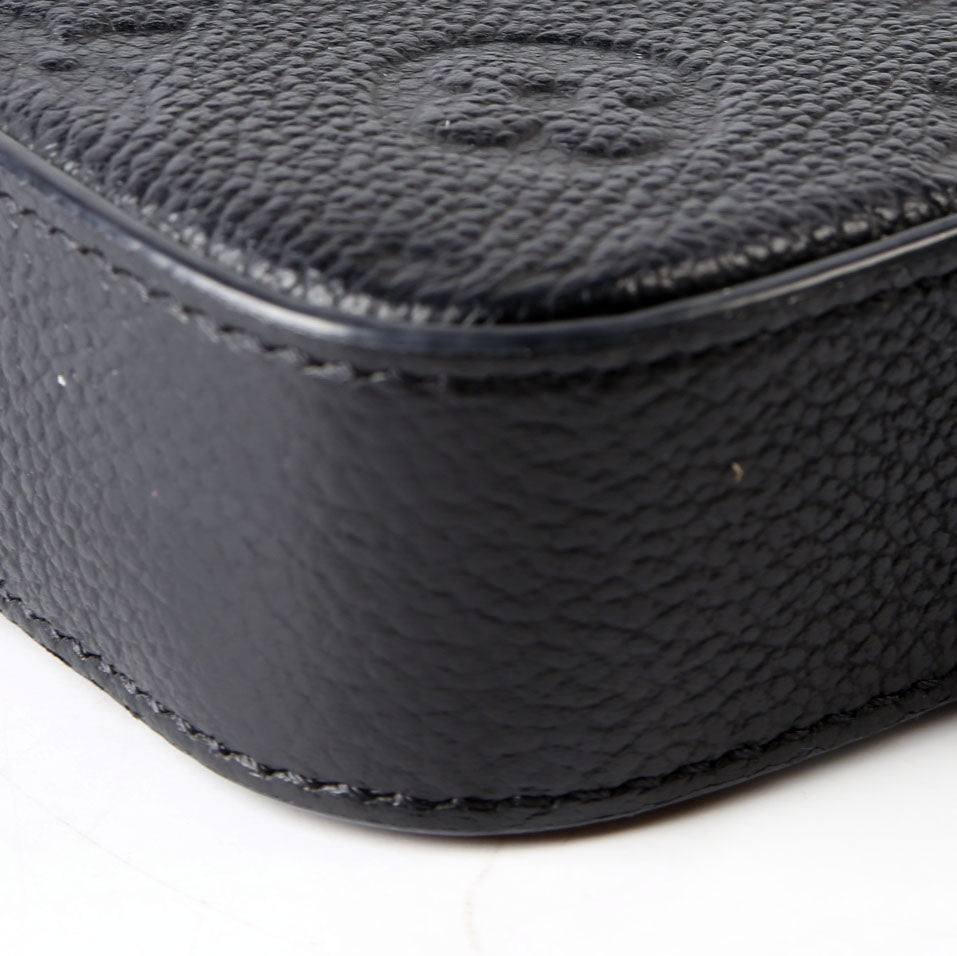 Pochette Felicie Empreinte Black