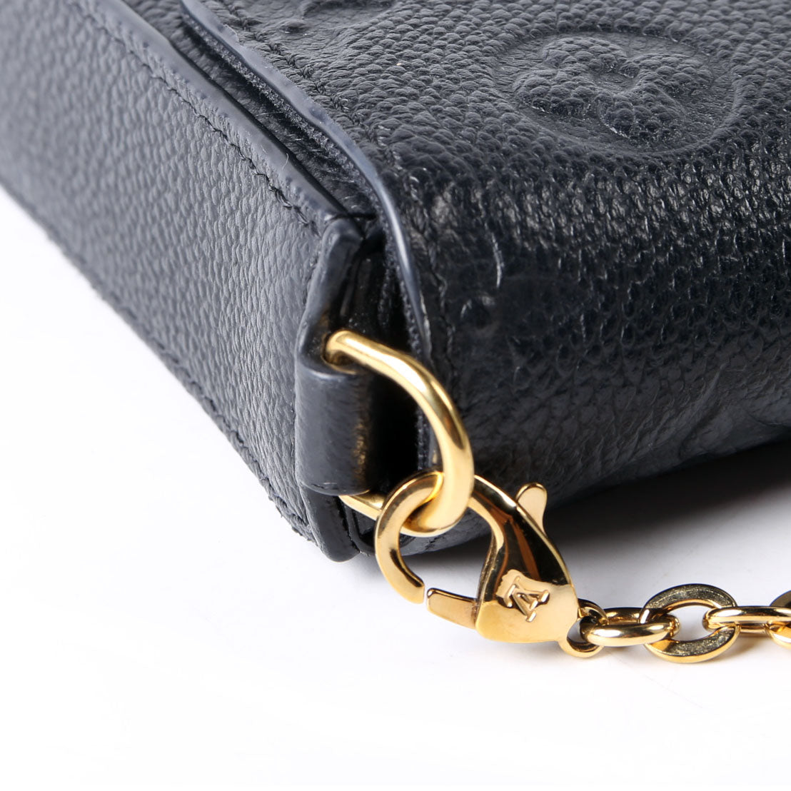Pochette Felicie Empreinte Black