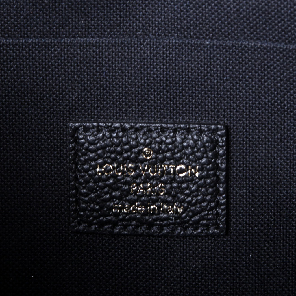 Pochette Felicie Empreinte Black
