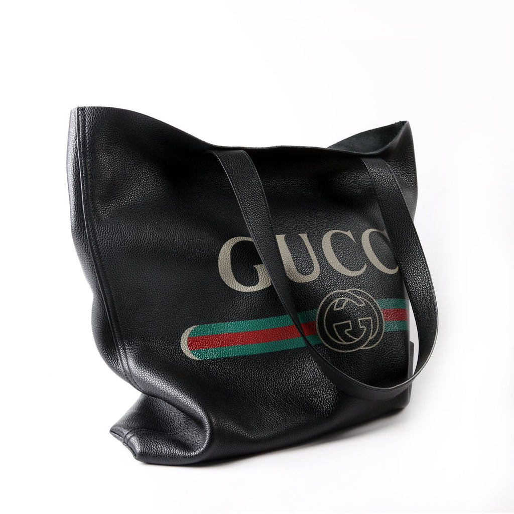 572768 Logo Web Tote Leather