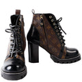 Star Trail Ankle Boots Size 39 Black/Brown