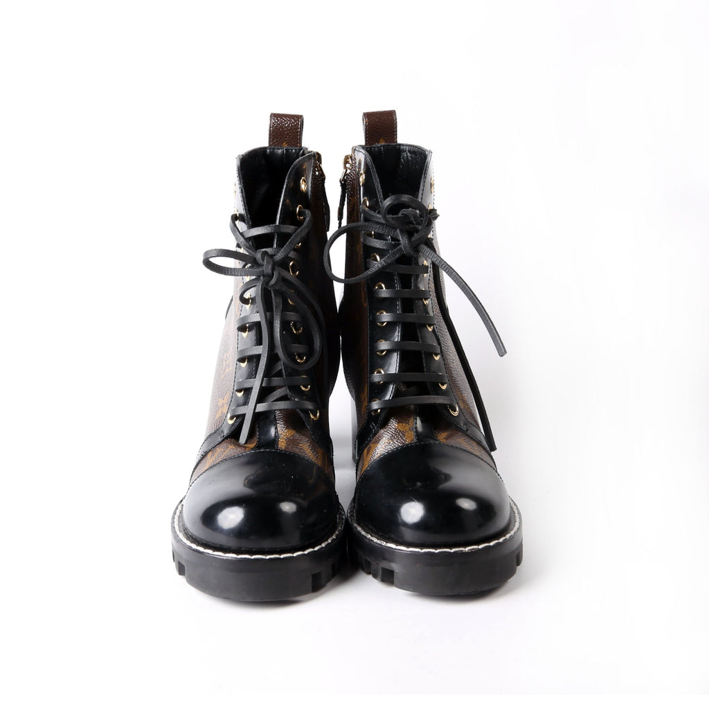 Star Trail Ankle Boots Size 39 Black/Brown