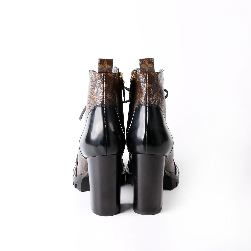 Star Trail Ankle Boots Size 39 Black/Brown