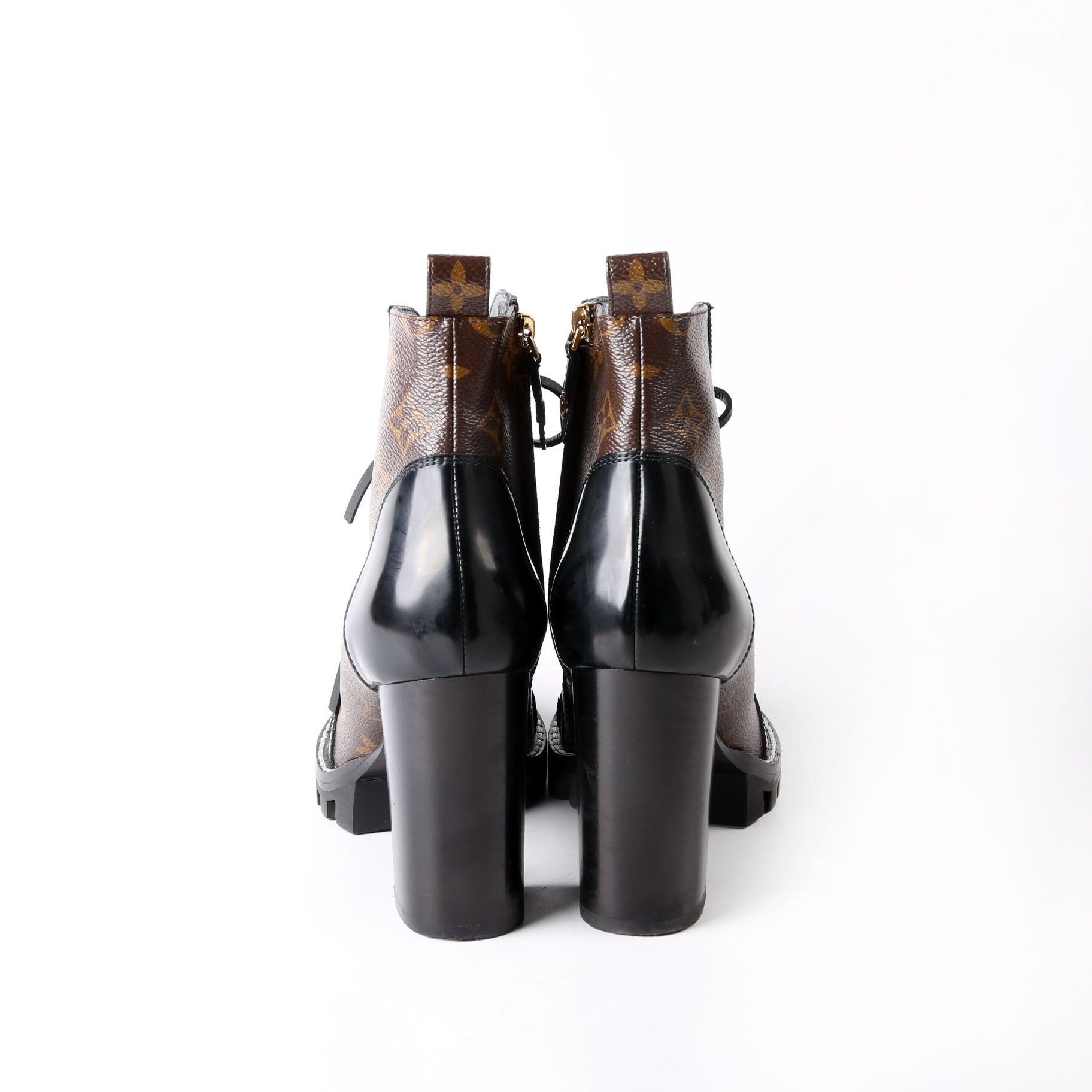 Star Trail Ankle Boots Size 39 Black/Brown
