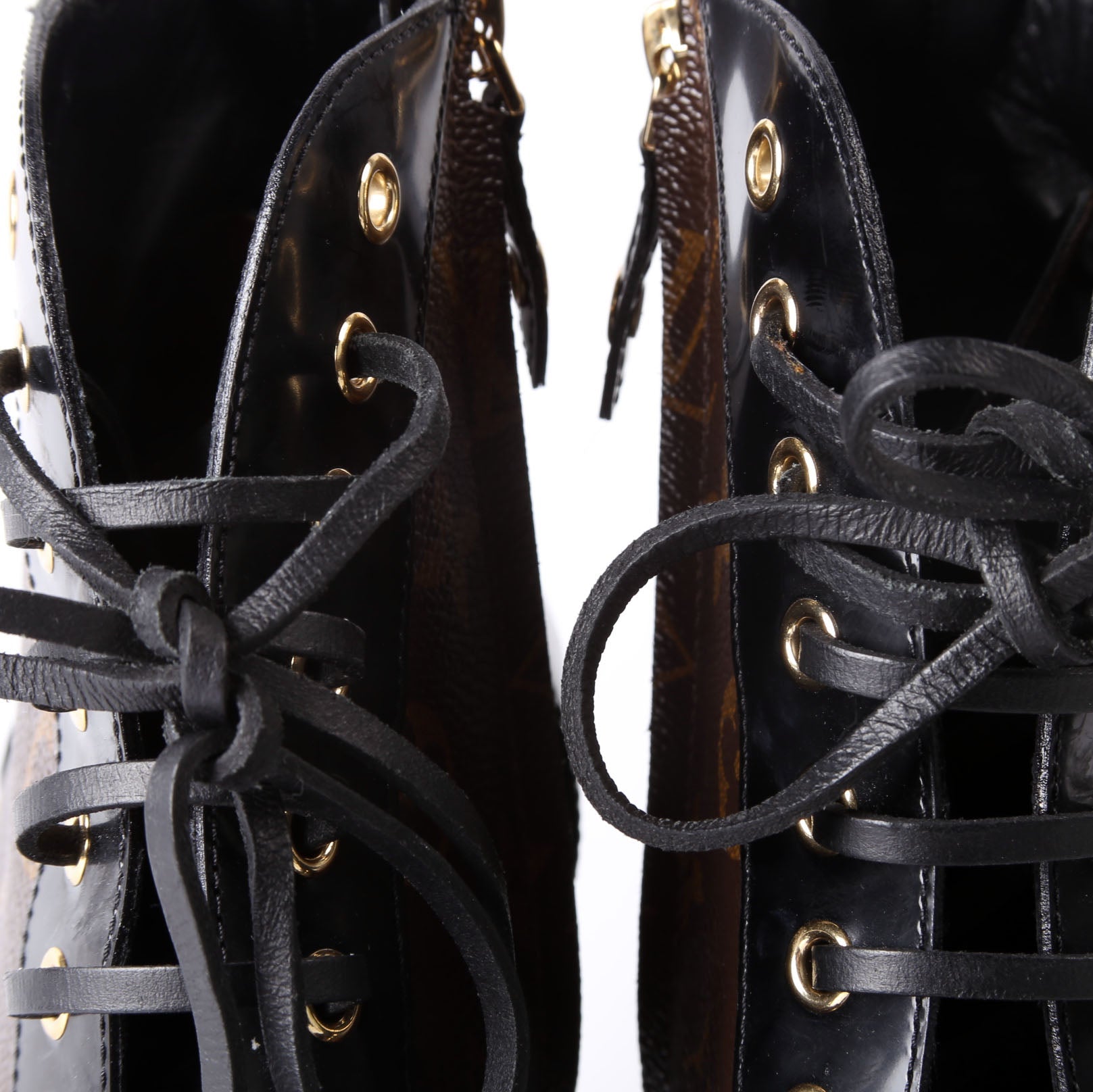 Star Trail Ankle Boots Size 39 Black/Brown