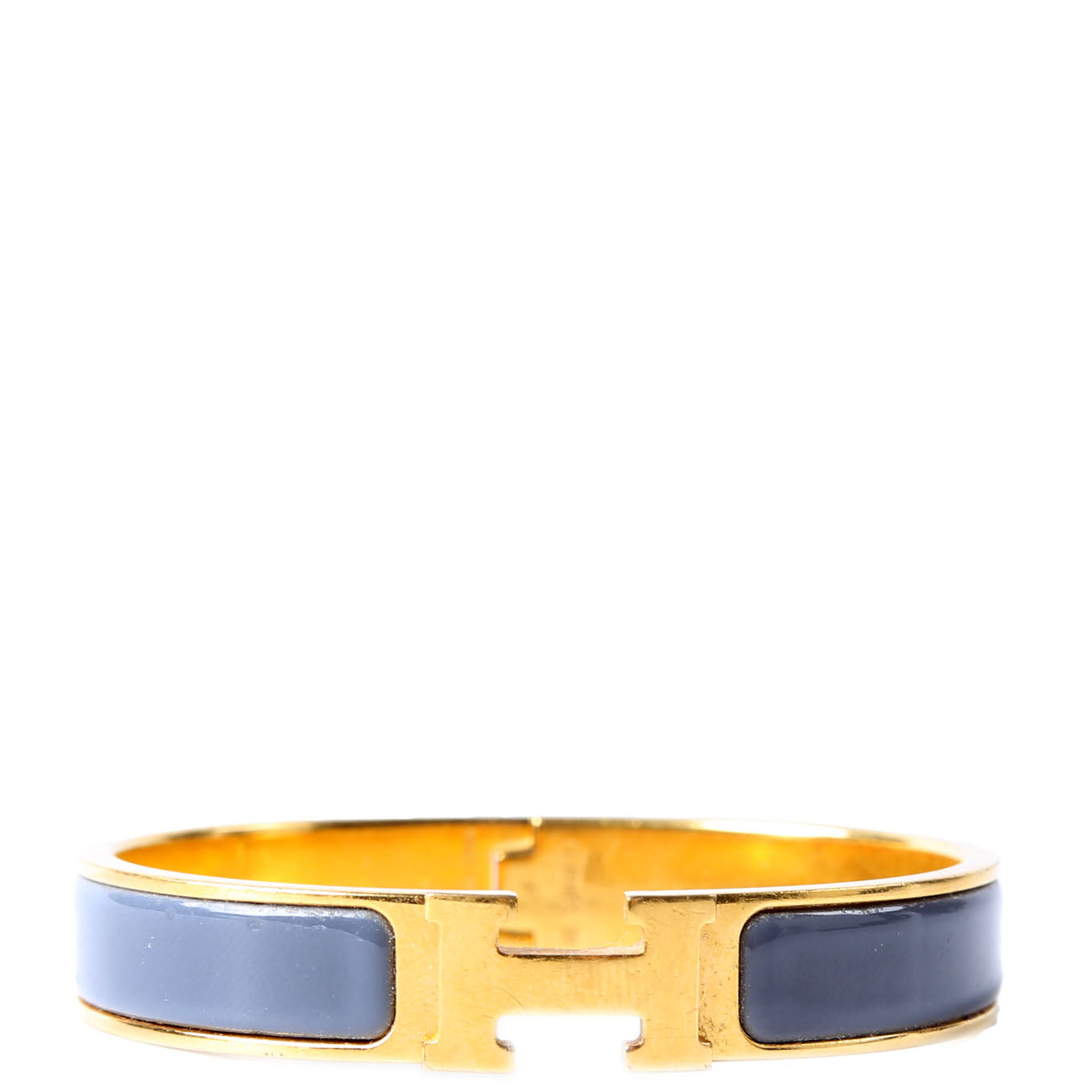 Clic Clac Narrow GM Bracelet Gold/Blue