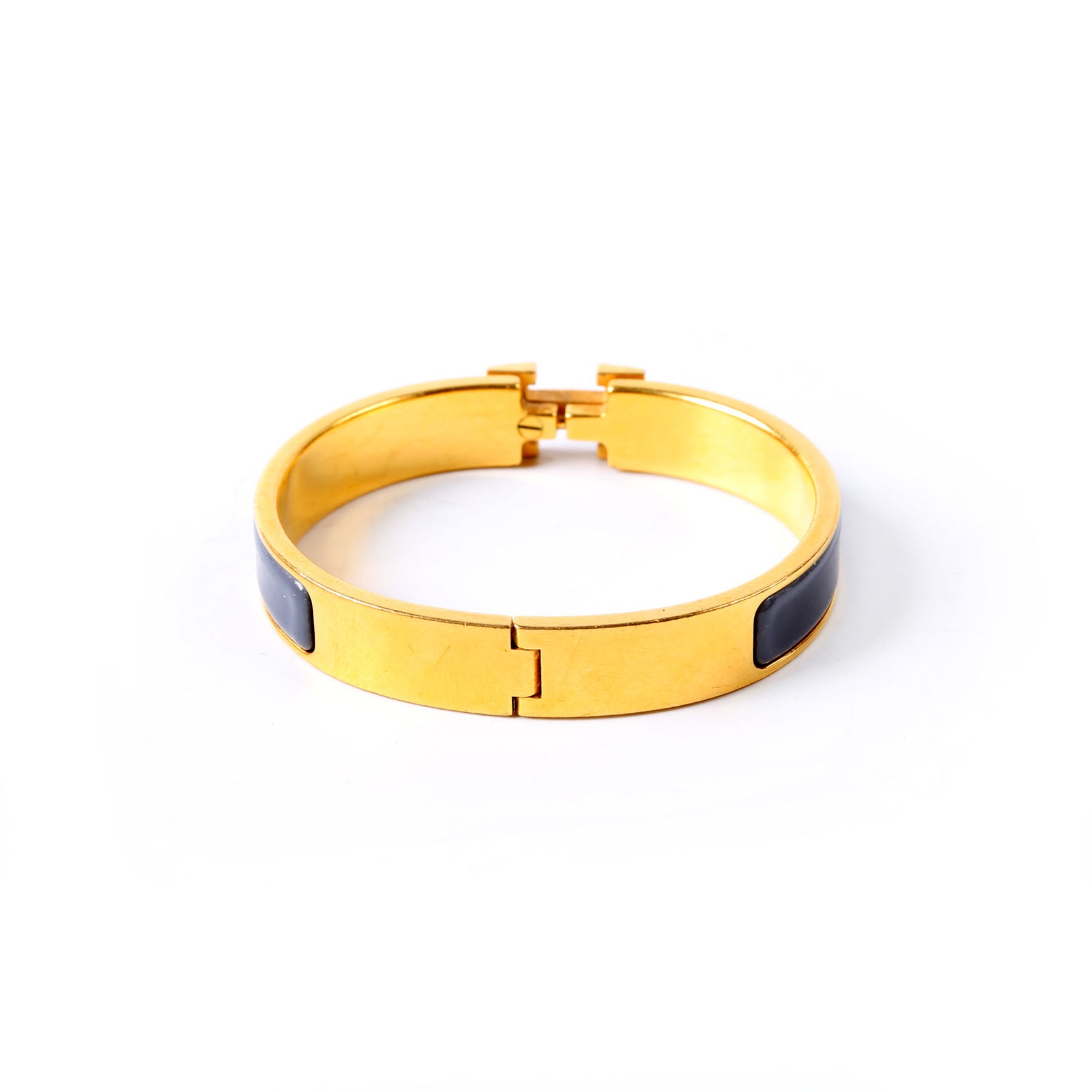 Clic Clac Narrow GM Bracelet Gold/Blue