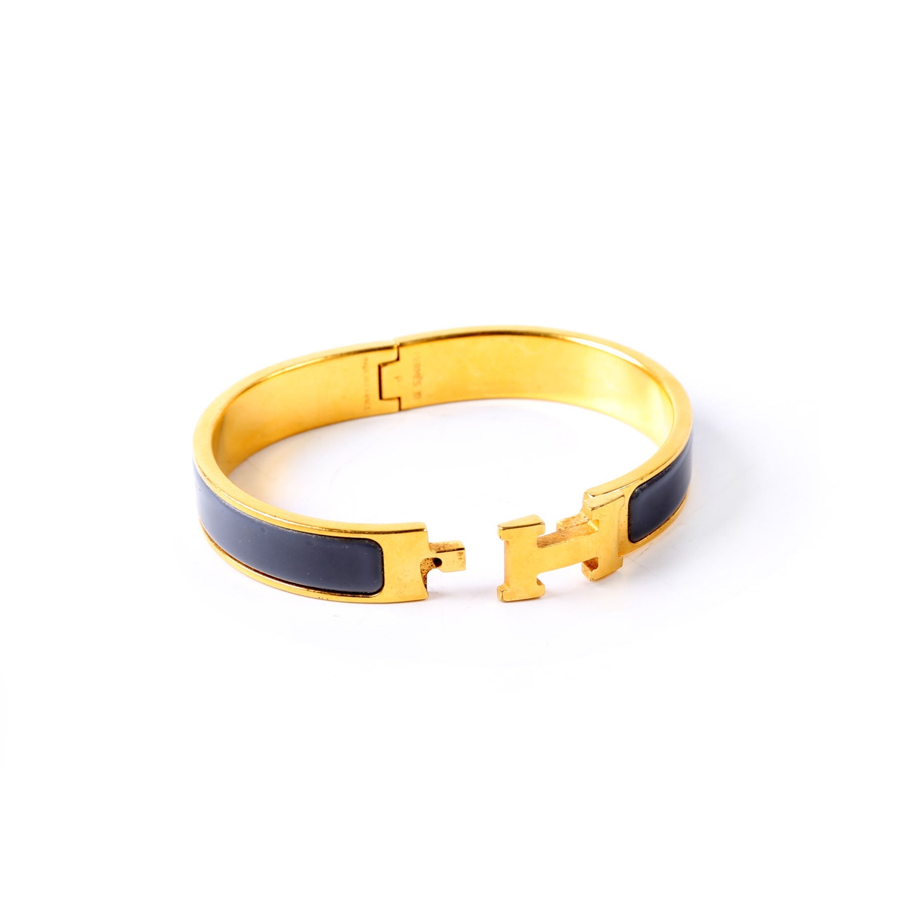 Clic Clac Narrow GM Bracelet Gold/Blue