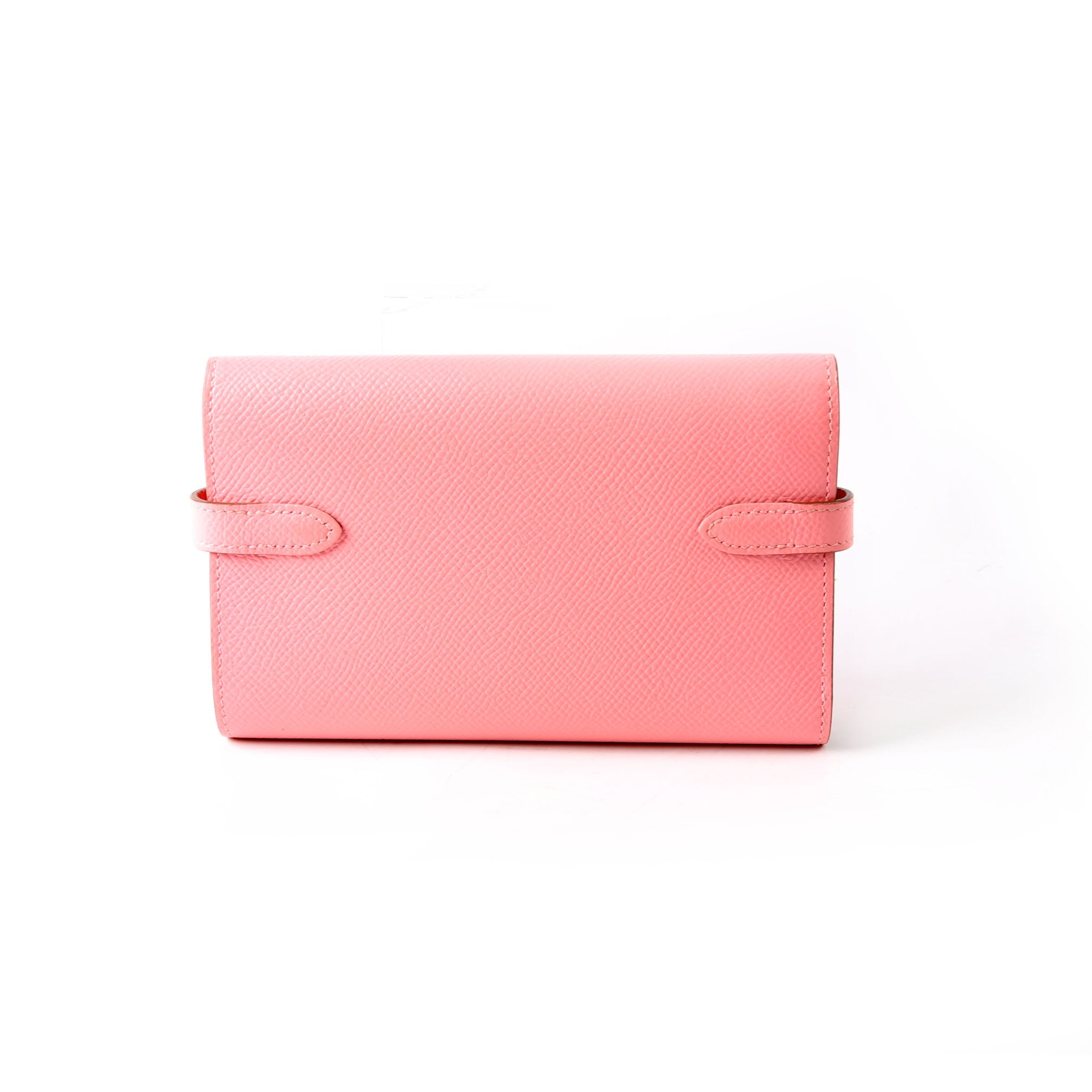 Kelly Medium Wallet Epsom Rose Confetti/Silver