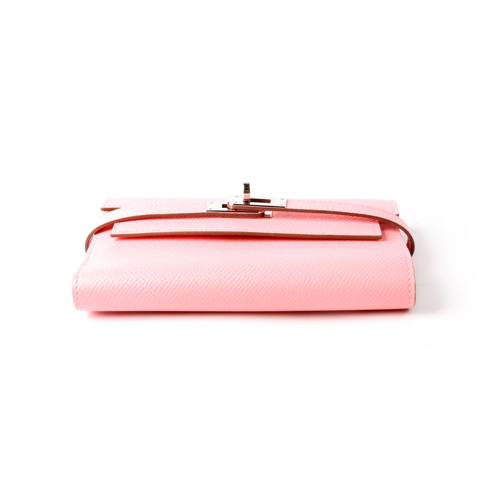 Kelly Medium Wallet Epsom Rose Confetti/Silver