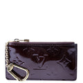 Pochette Cles Vernis Burgundy