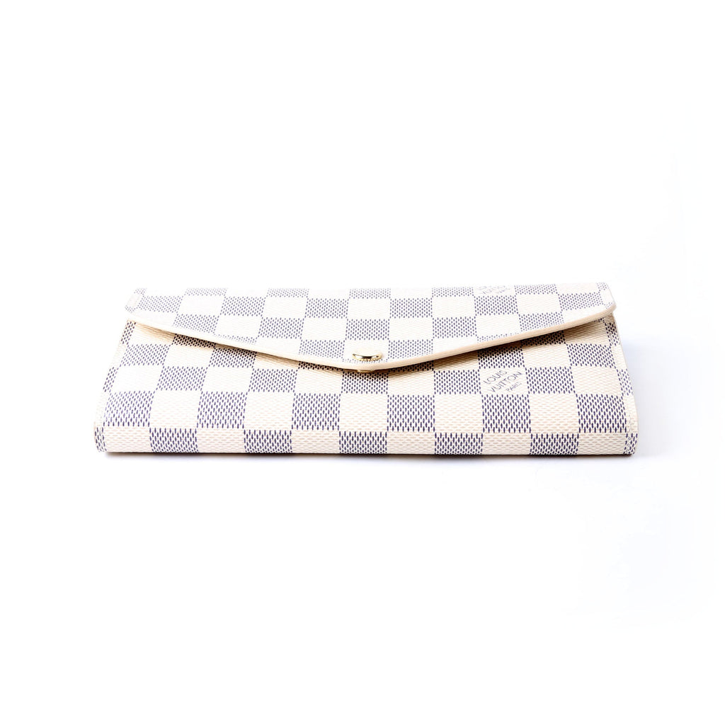 Sarah Wallet Damier Azur Newer