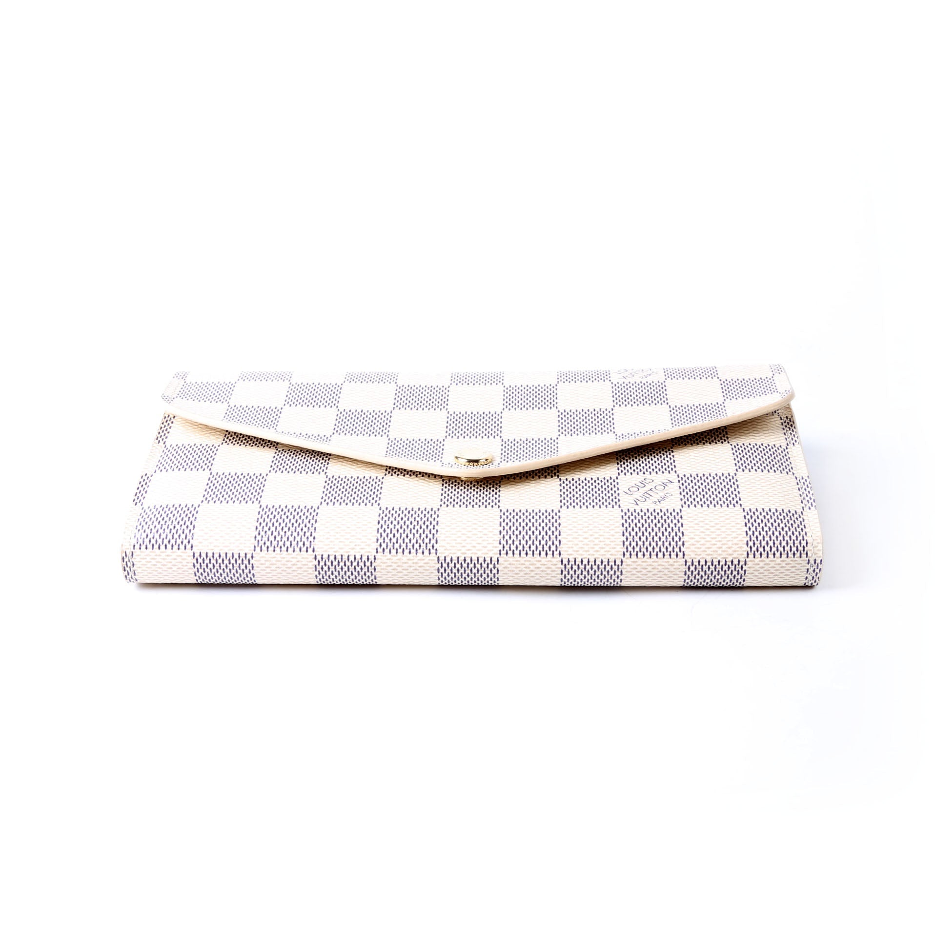 Sarah Wallet Damier Azur Newer