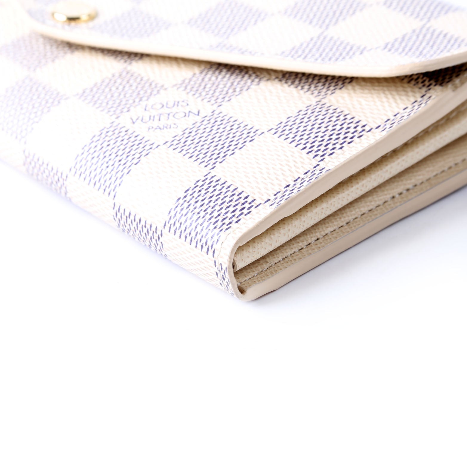 Sarah Wallet Damier Azur Newer