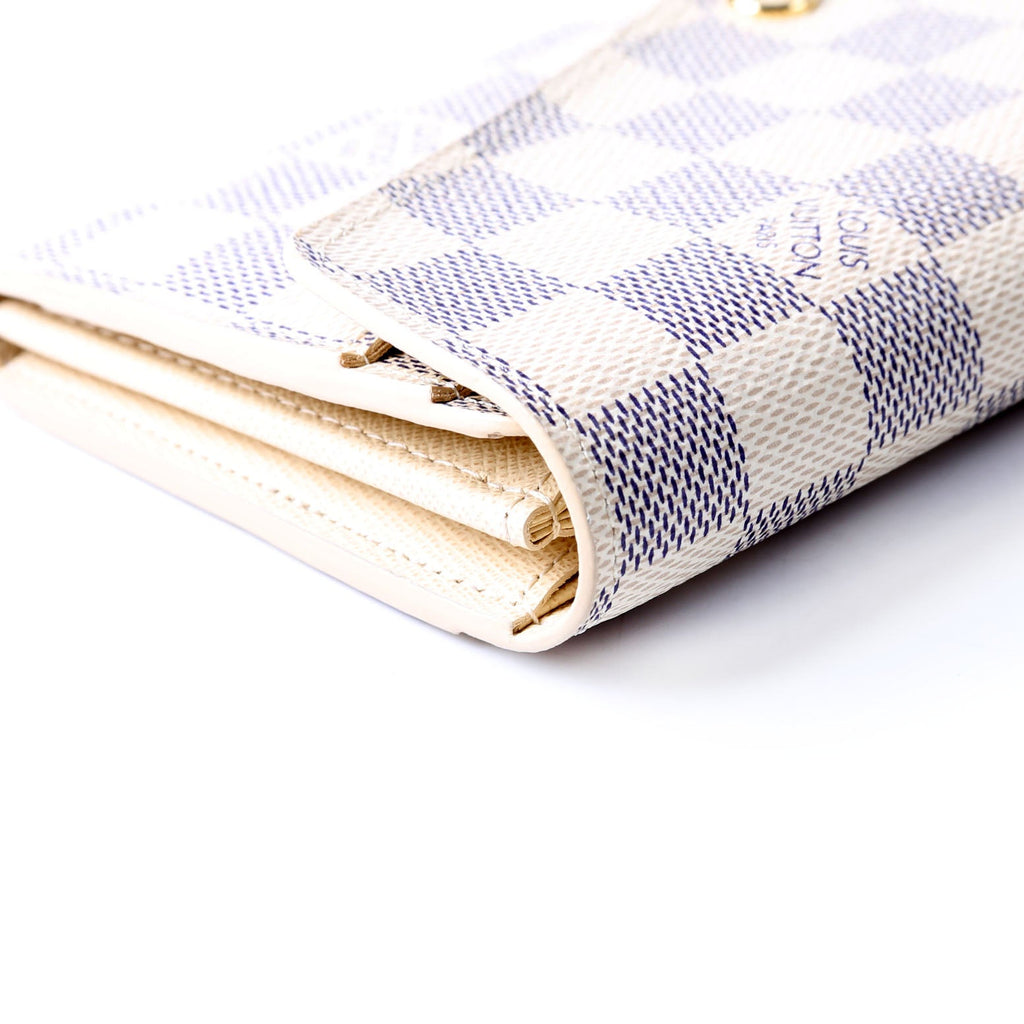 Sarah Wallet Damier Azur Newer