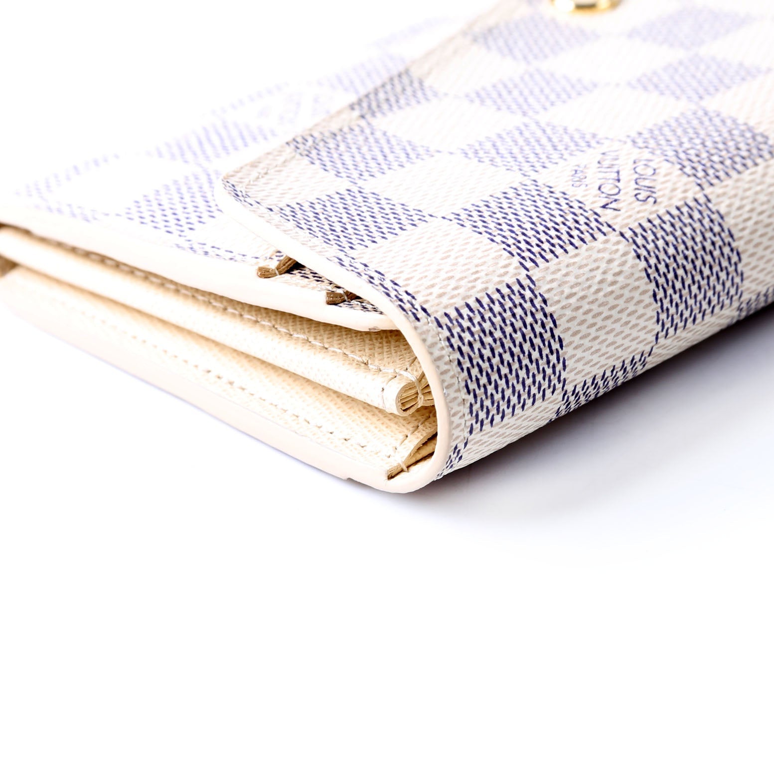 Sarah Wallet Damier Azur Newer