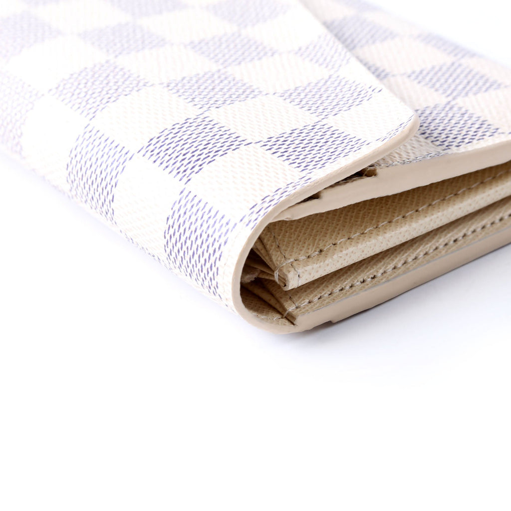 Sarah Wallet Damier Azur Newer