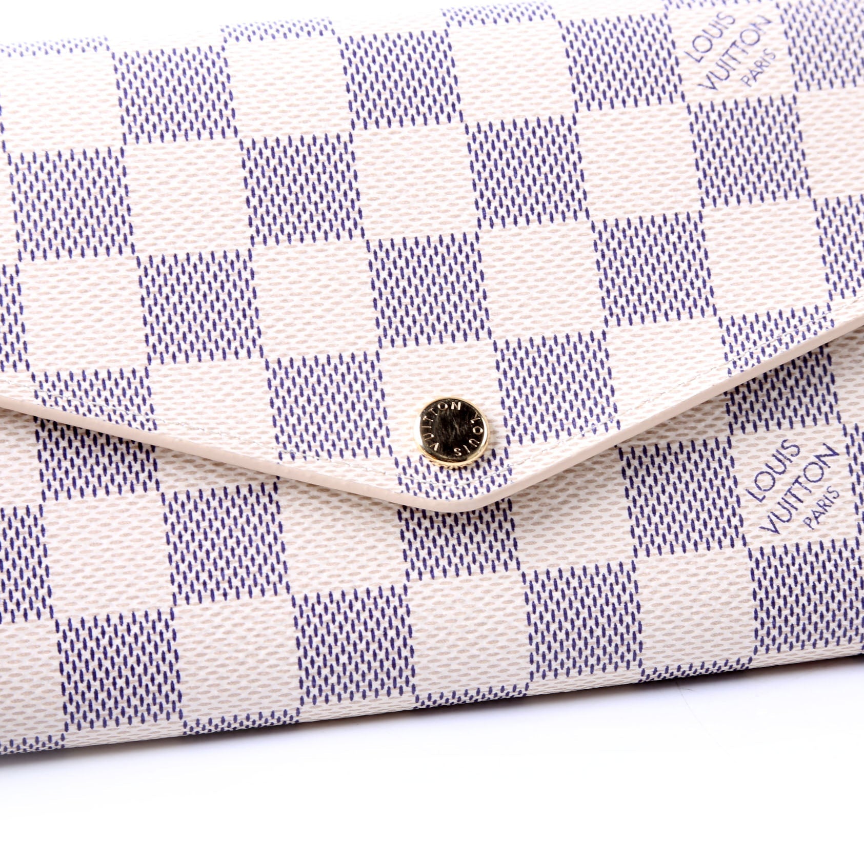 Sarah Wallet Damier Azur Newer