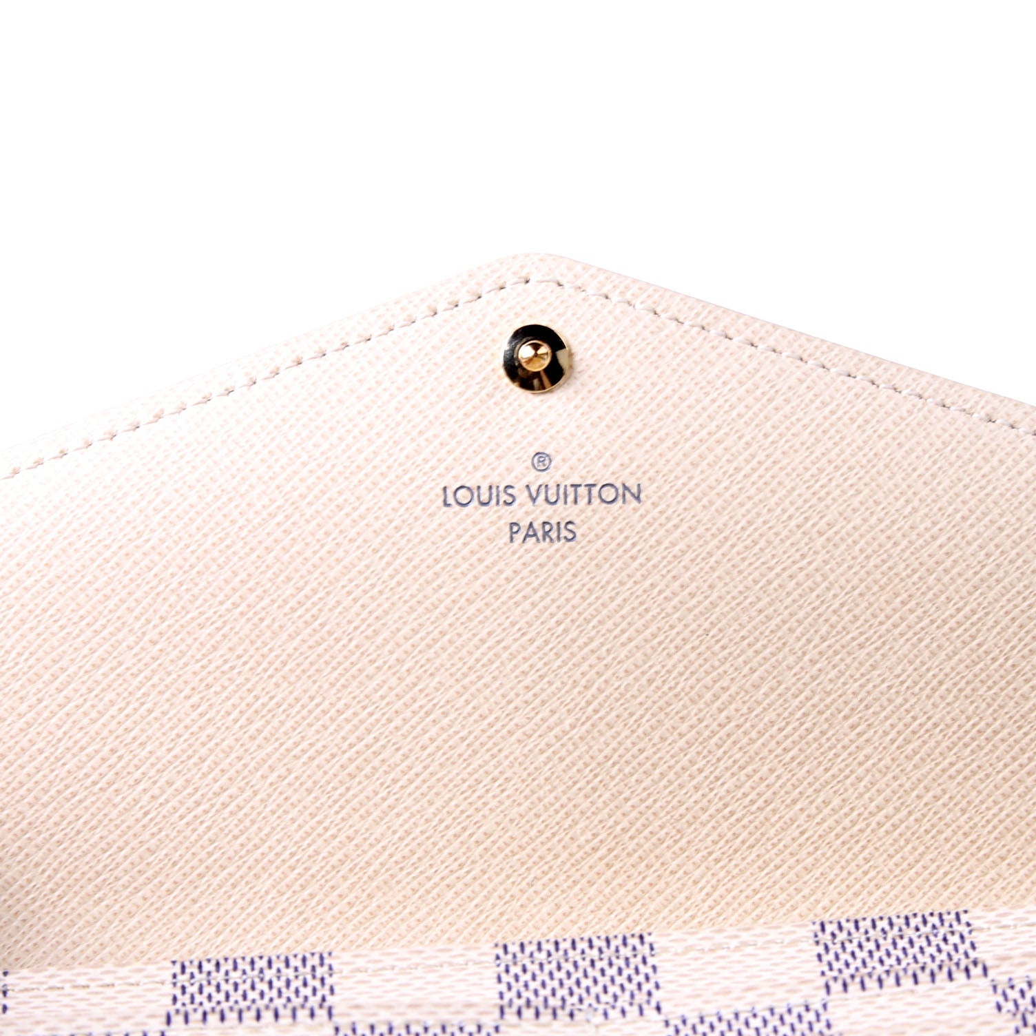 Sarah Wallet Damier Azur Newer