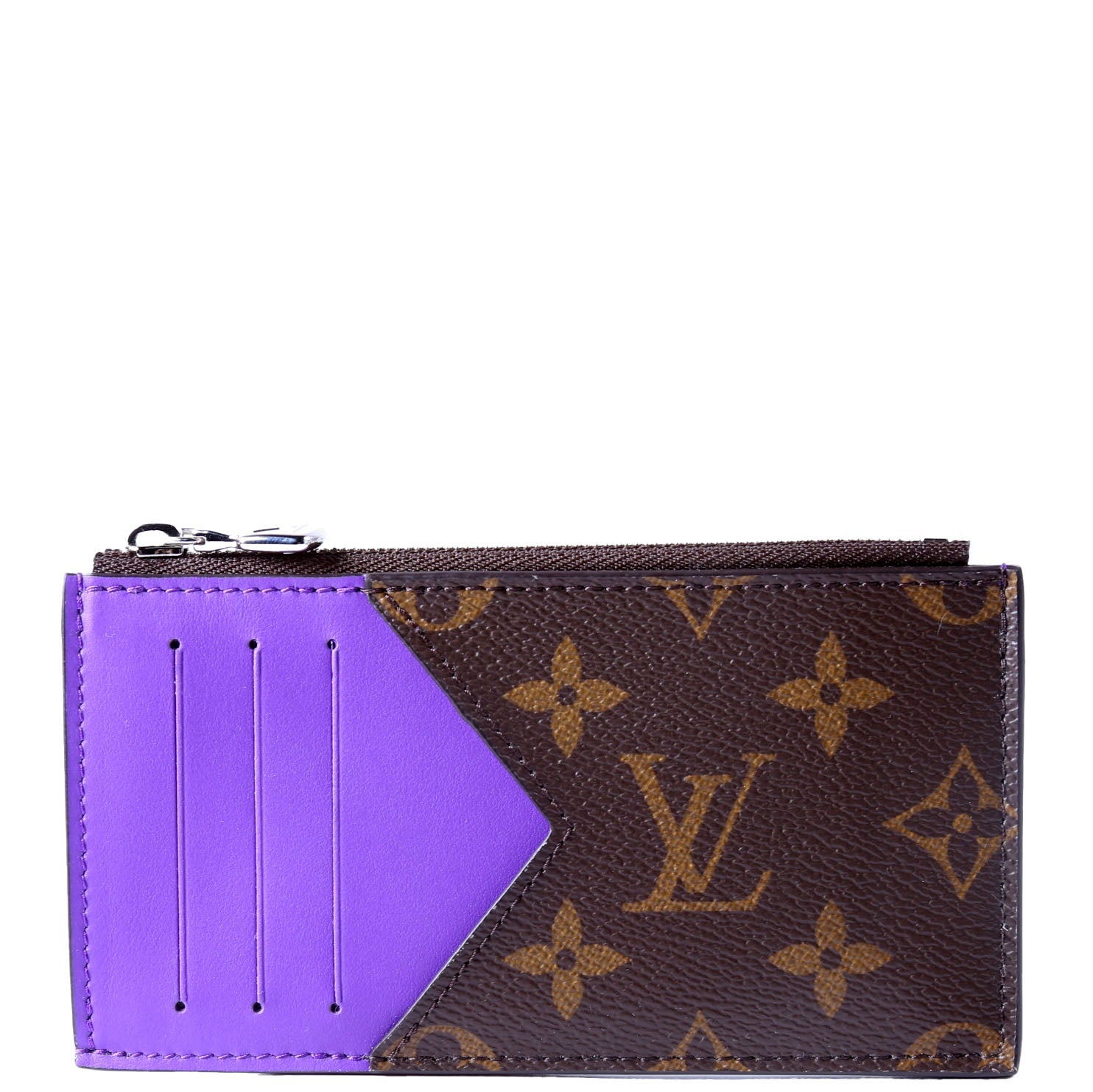 Coin Card Holder Taiga Monogram Purple