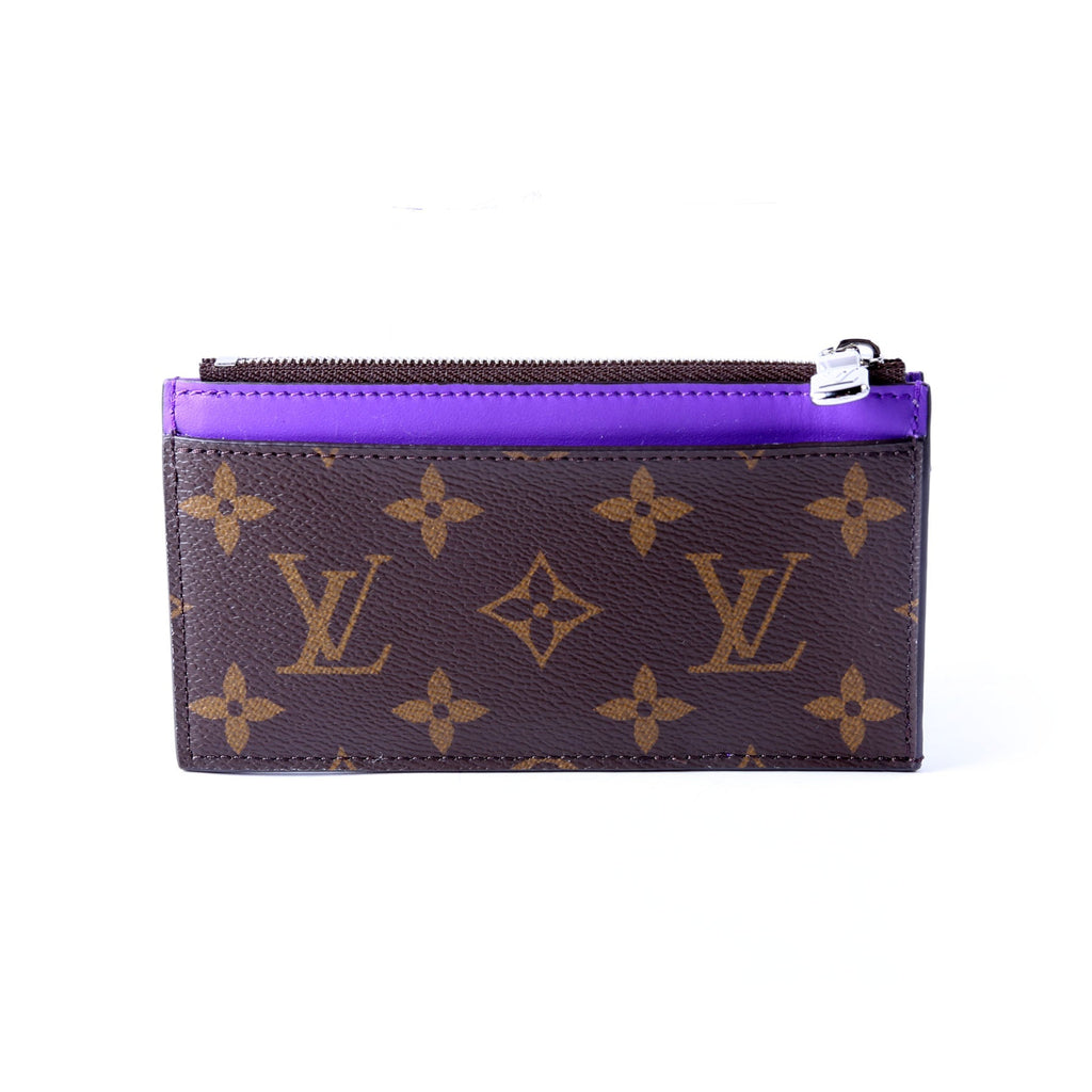 Coin Card Holder Taiga Monogram Purple