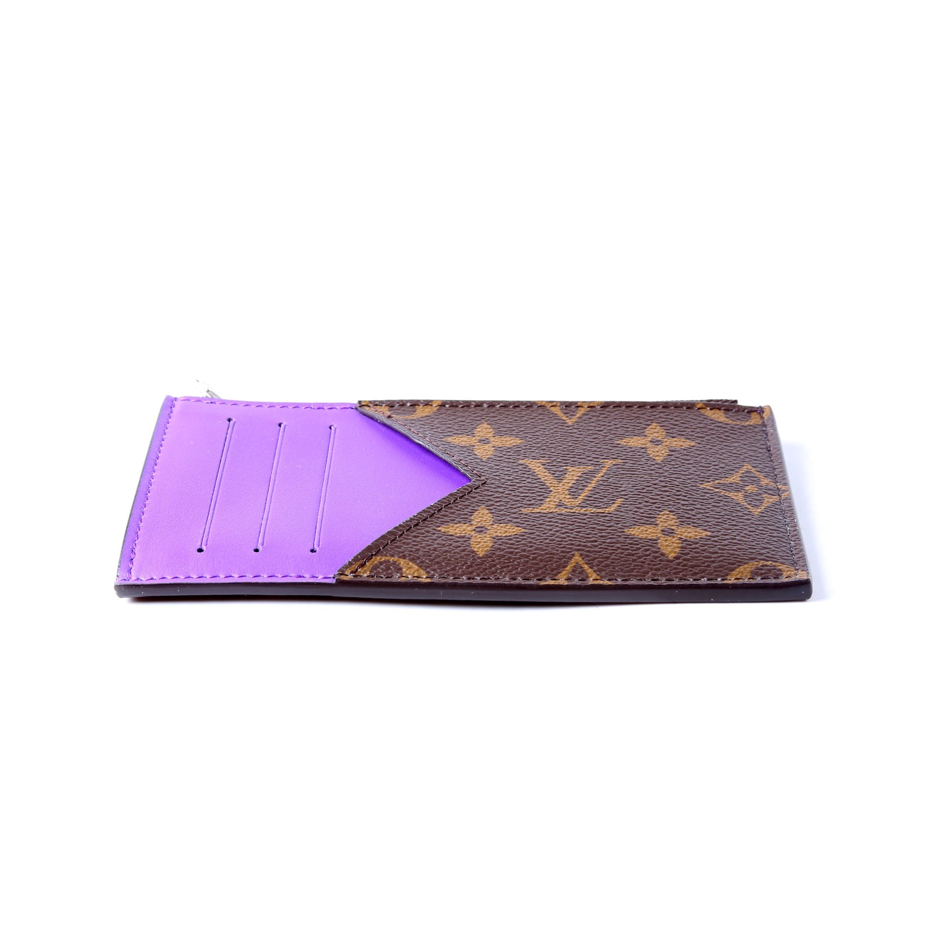 Coin Card Holder Taiga Monogram Purple