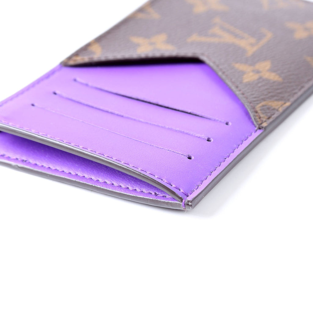 Coin Card Holder Taiga Monogram Purple