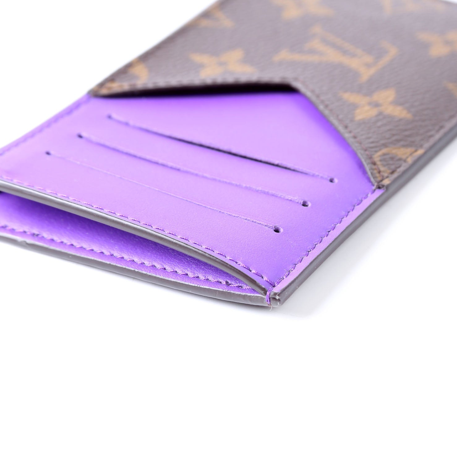 Coin Card Holder Taiga Monogram Purple