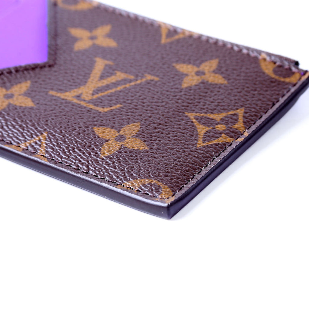 Coin Card Holder Taiga Monogram Purple