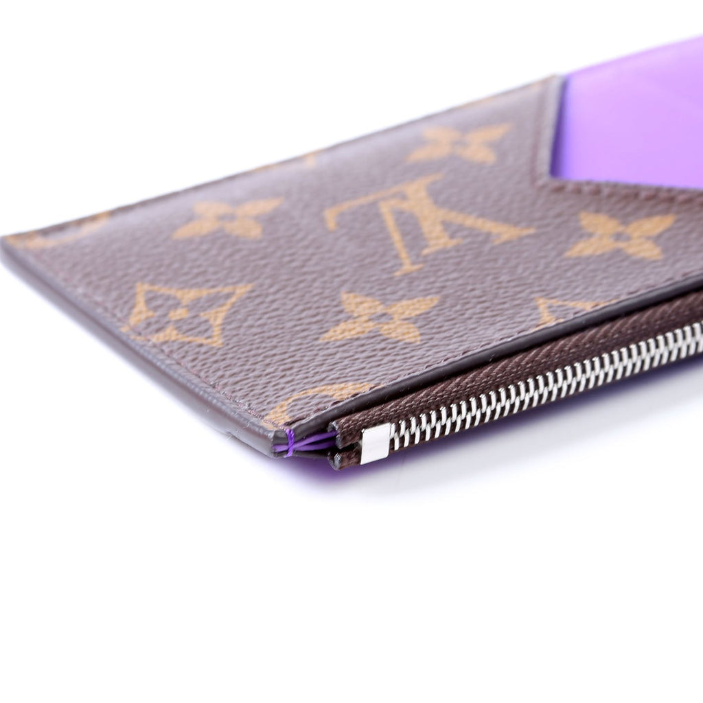 Coin Card Holder Taiga Monogram Purple