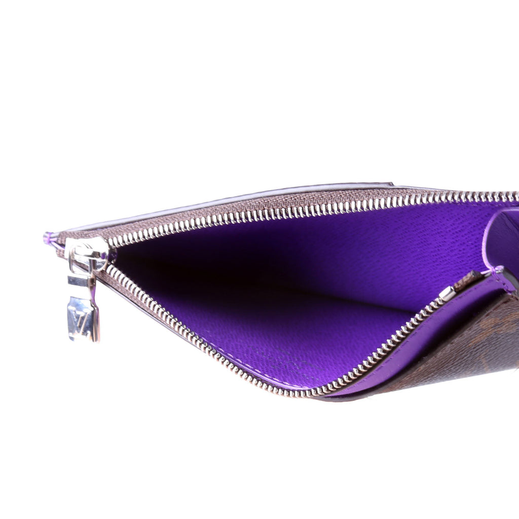 Coin Card Holder Taiga Monogram Purple