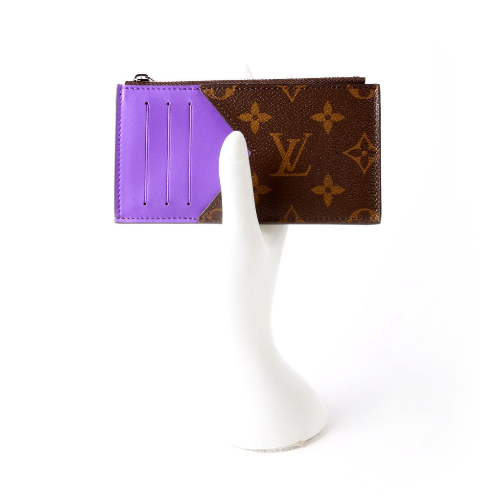 Coin Card Holder Taiga Monogram Purple