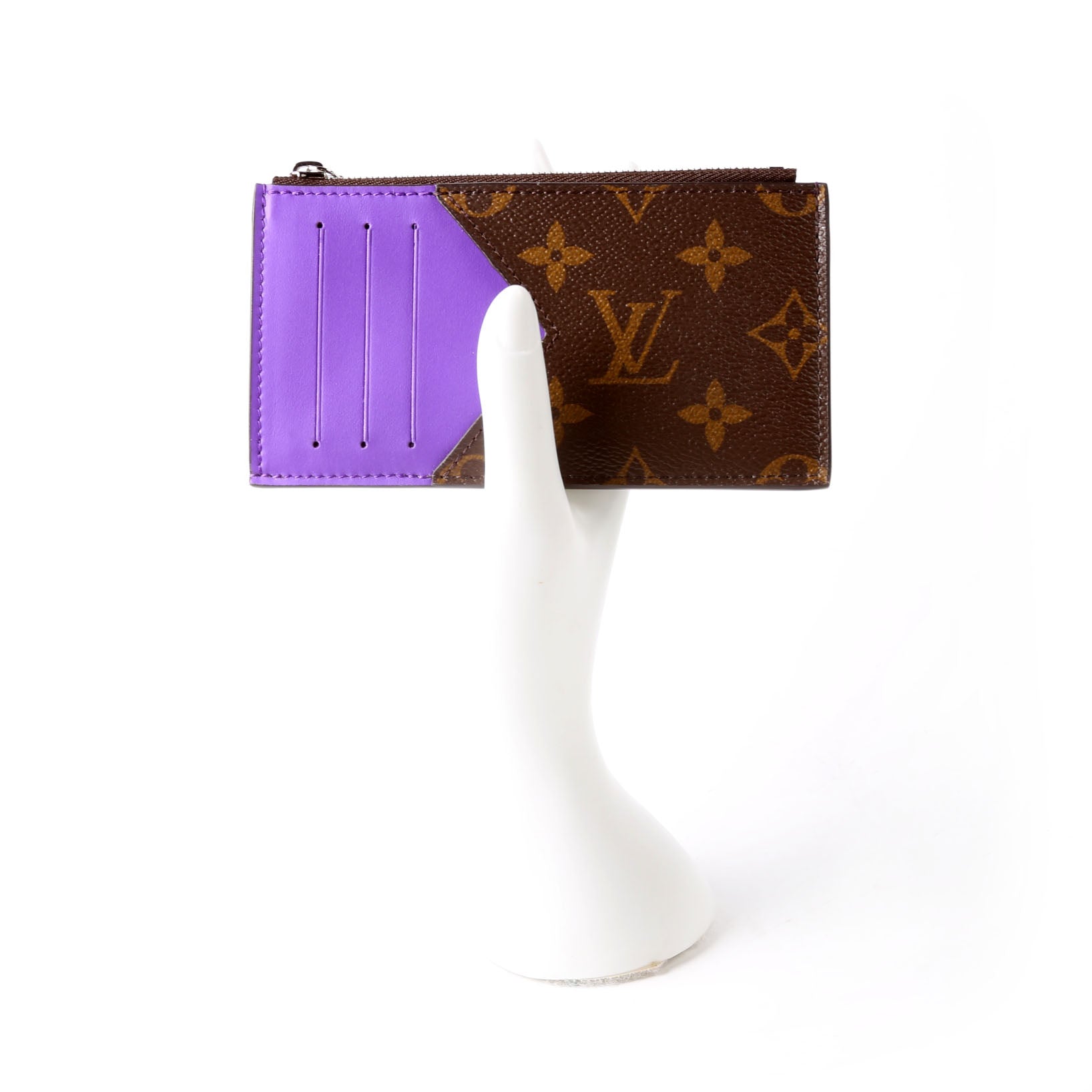 Coin Card Holder Taiga Monogram Purple