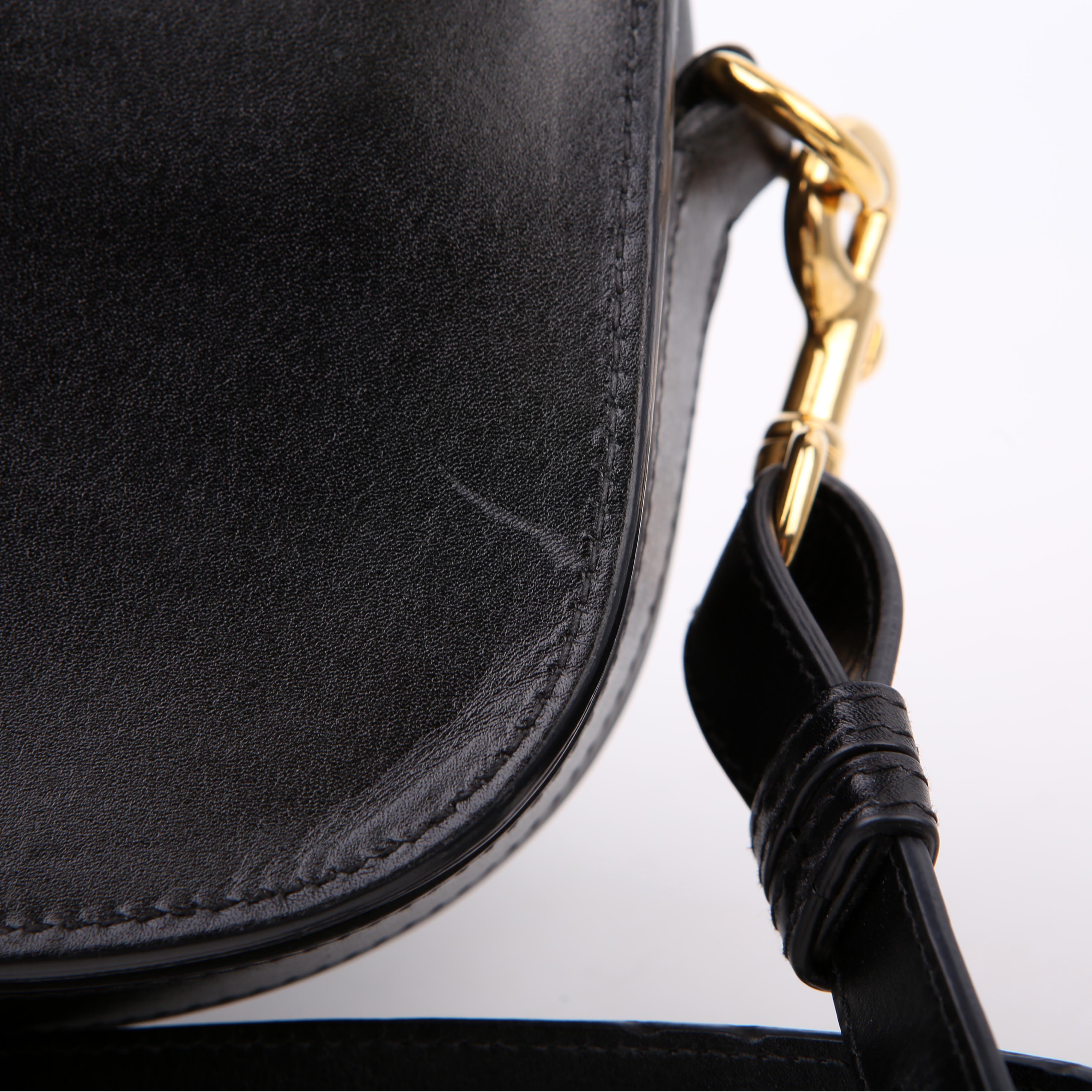 Dior Bobby Bag Small Grained Calfskin Black