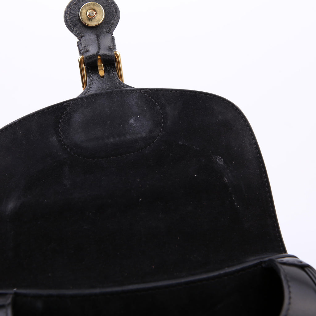 Dior Bobby Bag Small Grained Calfskin Black