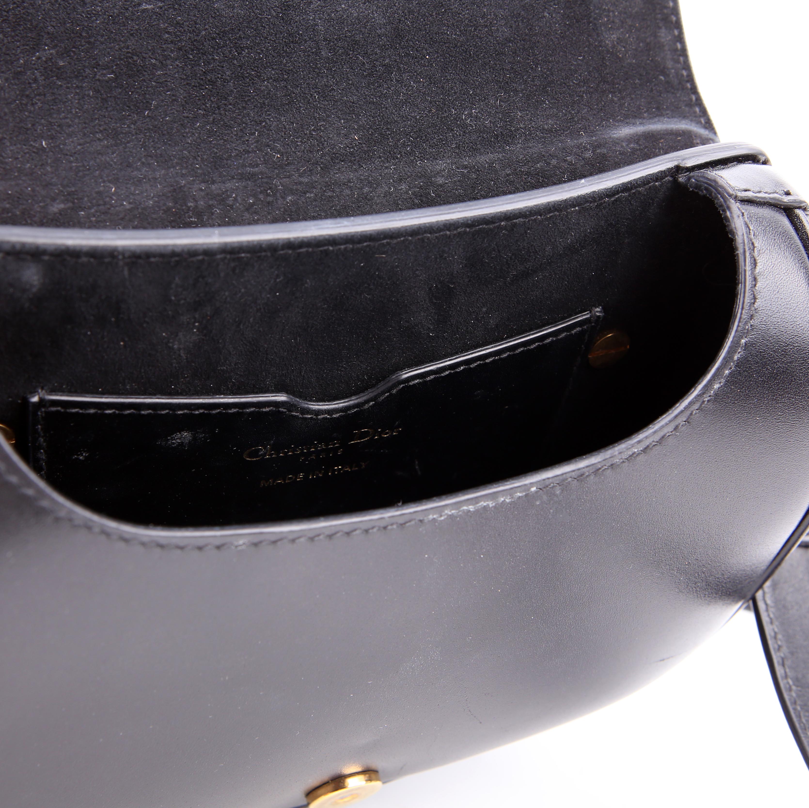 Dior Bobby Bag Small Grained Calfskin Black