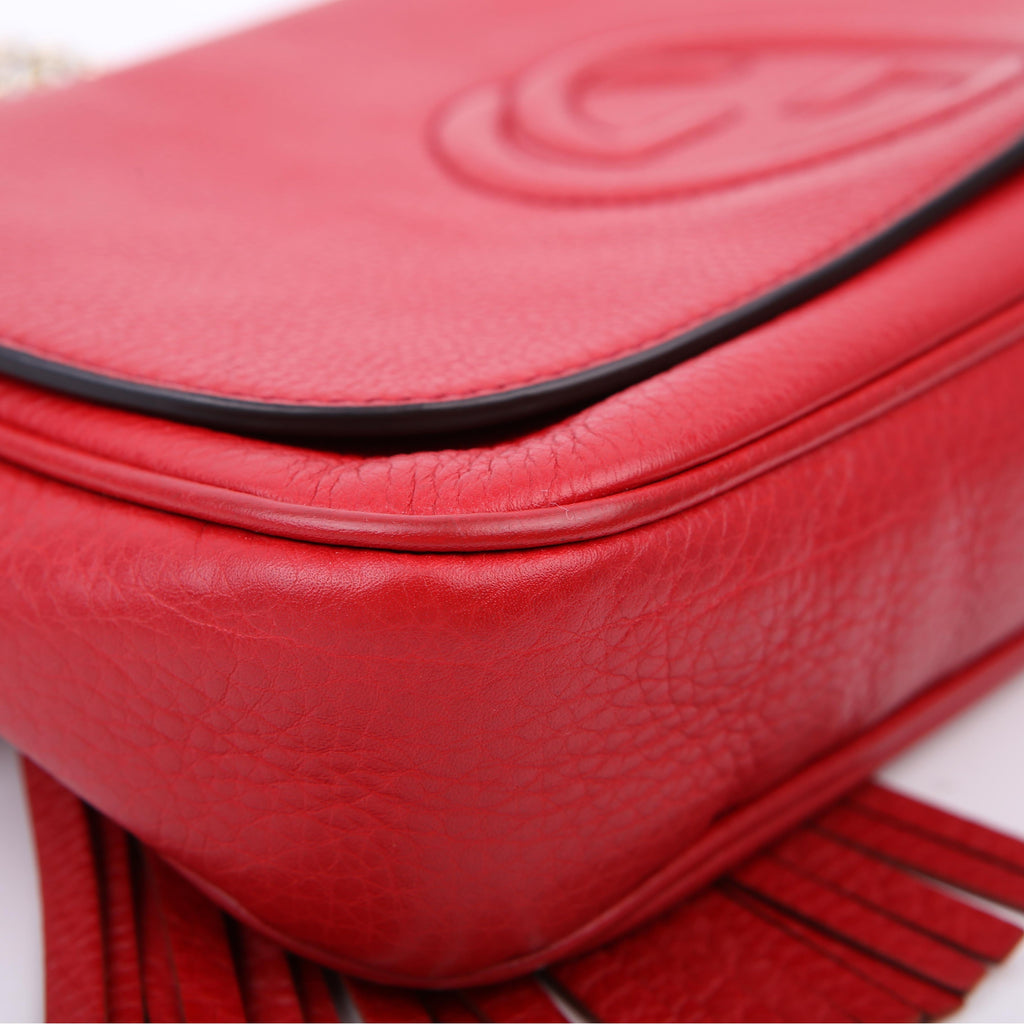 Gucci 336752 Soho Chain Crossbody Medium Red