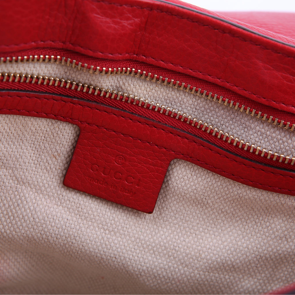 Gucci 336752 Soho Chain Crossbody Medium Red