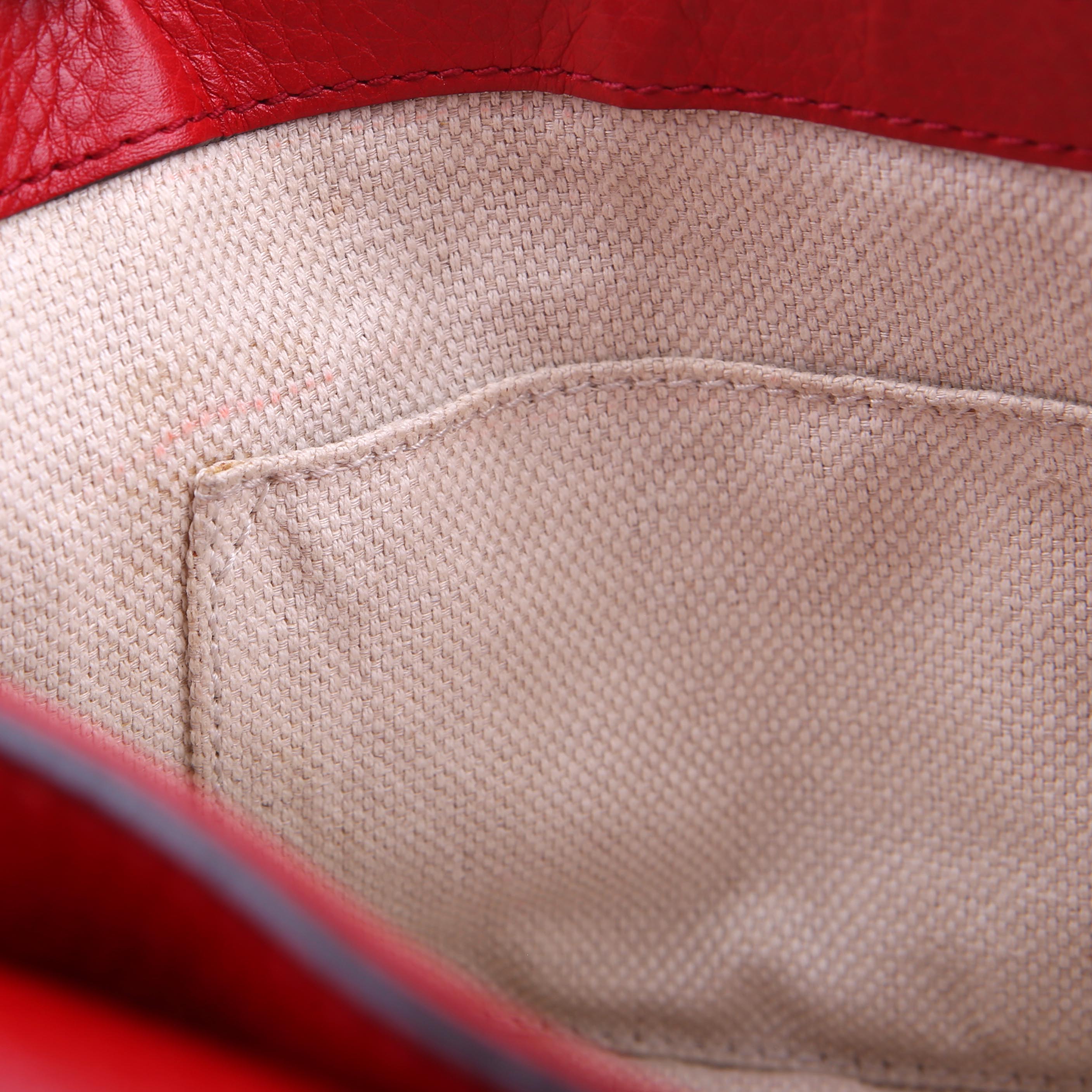 Gucci 336752 Soho Chain Crossbody Medium Red