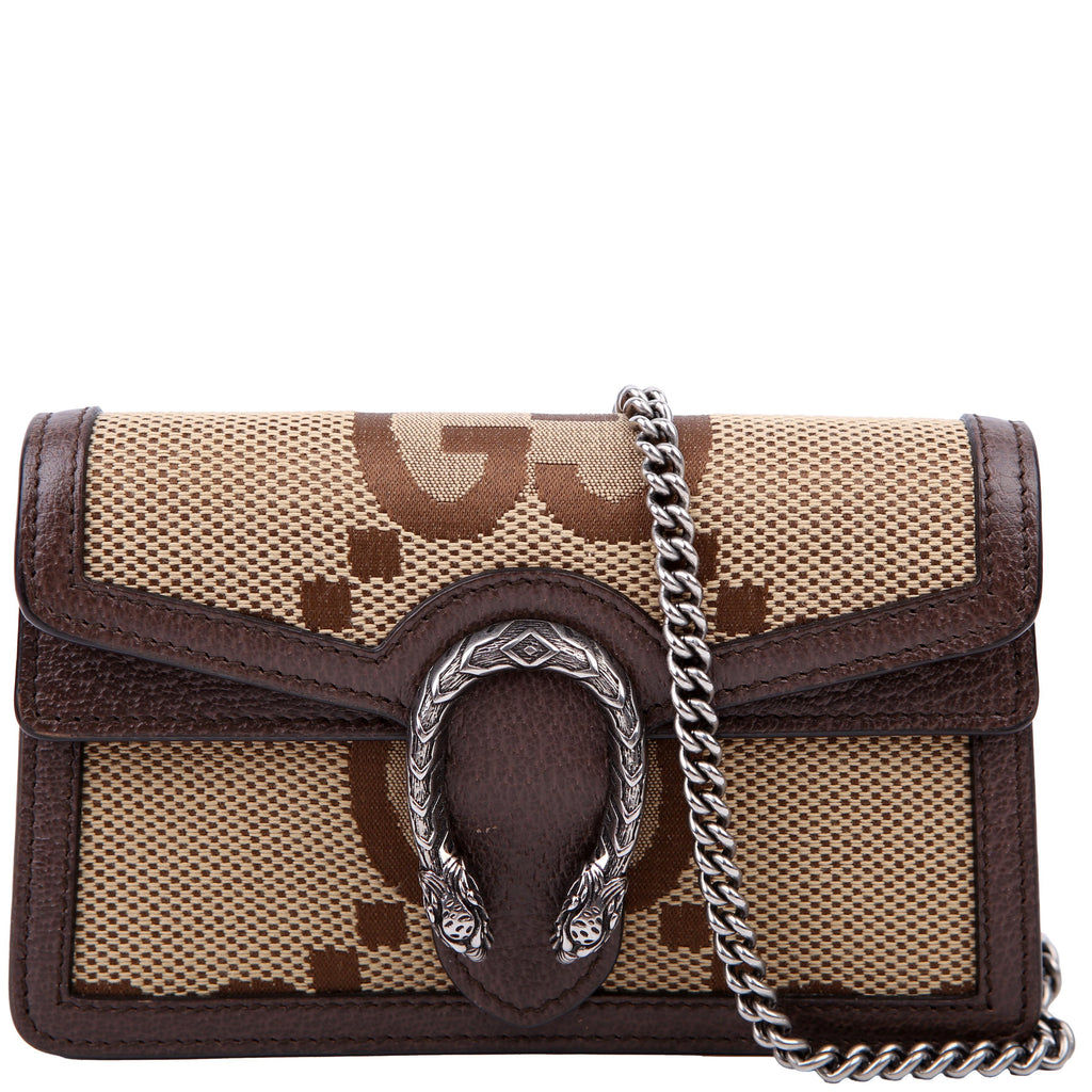 Gucci 476432 Dionysus Jumbo GG Super Mini Brown