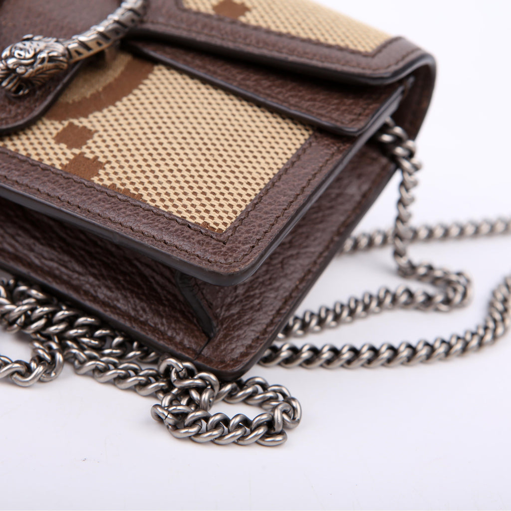 Gucci 476432 Dionysus Jumbo GG Super Mini Brown